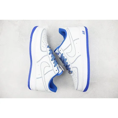 Nike Air Force 1 Low "White/Sapphire Blue" фото № 6 Nike Air Force 1 Low "White/Sapphire Blue" фото № 6