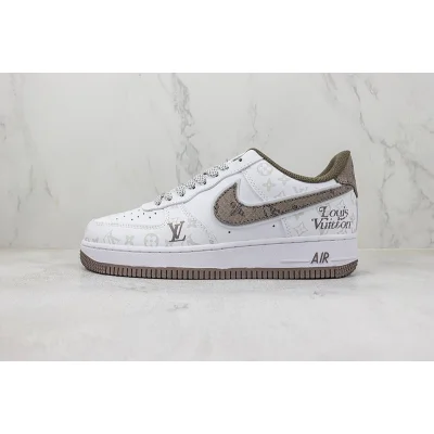 Louis Vuitton x Nike Air Force 1 Low "Night Elf/Dark Gray Denim" фото № 2