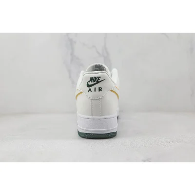 Nike Air Force 1 Low "White and Green/Little Gold Hook" фото № 9