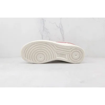 Nike Air Force 1 Low "Beige Red Canvas" фото № 8