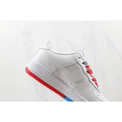 Nike Air Force 1 Low "White/Blue/Red/Double-Mini-Swoosh" фото № 3