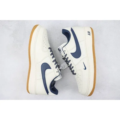 Nike Air Force 1 Low "Rice White/Cobalt" фото № 6