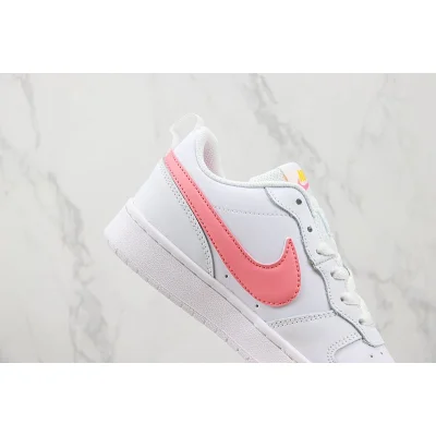 Nike Court Borough Low 2 "White/Coral Chalk" фото № 3