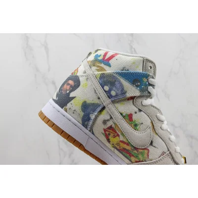 Supreme x Nike Dunk High "Rammellzee" фото № 3