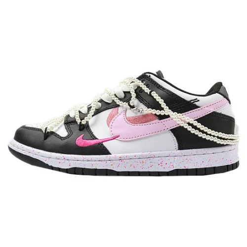 Nike Dunk Low Multi Swoosh «White/Black/Pinky»