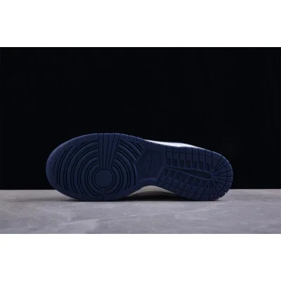 Supreme x Nike Dunk Low "White/Blue" фото № 6