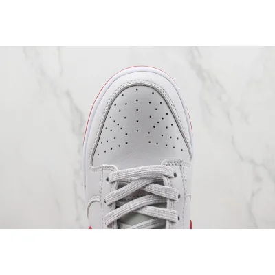 Nike Dunk Low "Vast Grey/Varsity Red" фото № 3