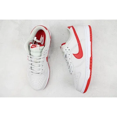 Nike Dunk Low "Vast Grey/Varsity Red" фото № 6