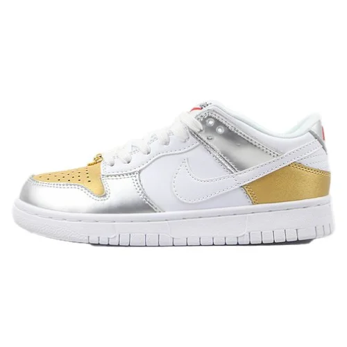 Nike Dunk Low SE "Silver Gold Metallic"