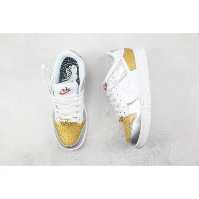 Nike Dunk Low SE "Silver Gold Metallic" фото № 6
