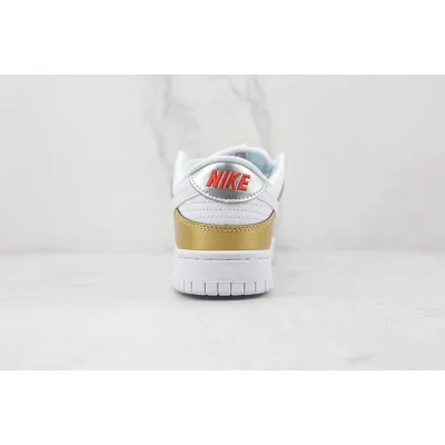 Nike Dunk Low SE "Silver Gold Metallic" фото № 8