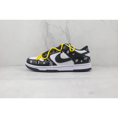 Nike SB Dunk Low Retro XD "Black/White/Yellow" фото № 2