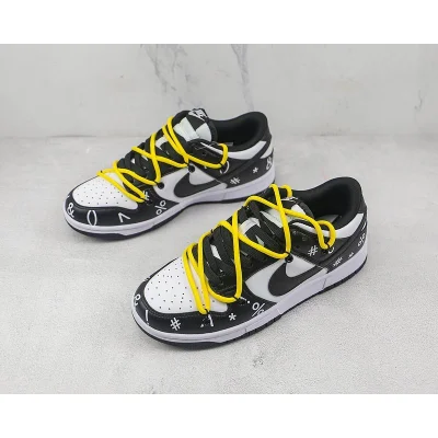 Nike SB Dunk Low Retro XD "Black/White/Yellow" фото № 5