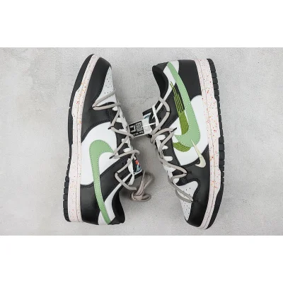 Nike SB Dunk Low "Black/Green/White" фото № 6