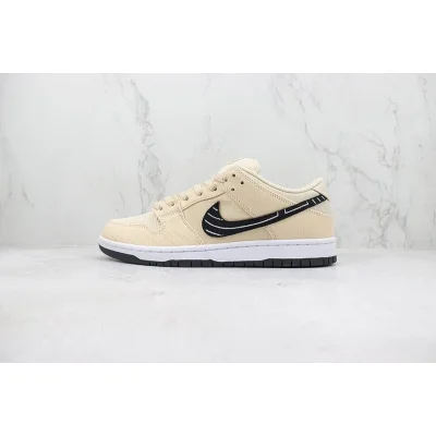 Albino & Preto x Nike Dunk Low "Fossil/Black-Sail" фото № 2