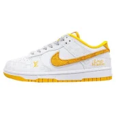 Louis Vuitton x Nike Dunk Low "Yellow/White/Silver"