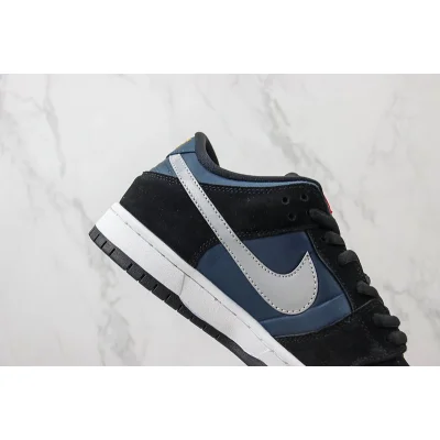 Nike Dunk Low "Black/Reflect Silver/Navy" фото № 3