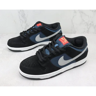Nike Dunk Low "Black/Reflect Silver/Navy" фото № 5