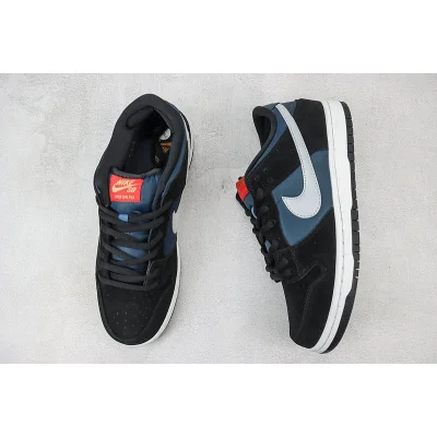 Nike Dunk Low "Black/Reflect Silver/Navy" фото № 6