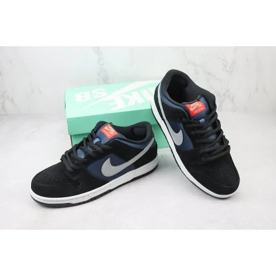 Nike Dunk Low "Black/Reflect Silver/Navy" фото № 7