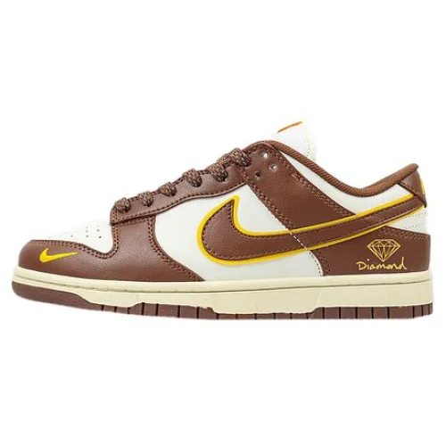 Nike Dunk Low "Diamond/Gold/Brown"