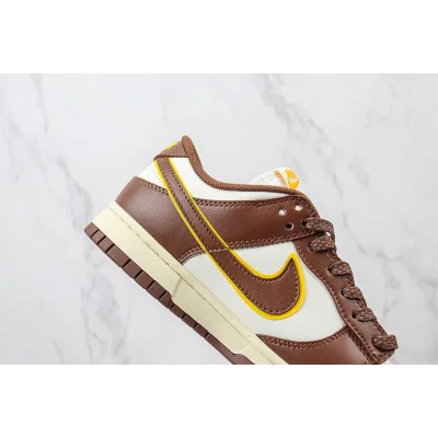 Nike Dunk Low "Diamond/Gold/Brown" фото № 3