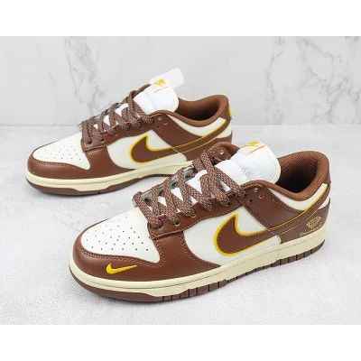 Nike Dunk Low "Diamond/Gold/Brown" фото № 5