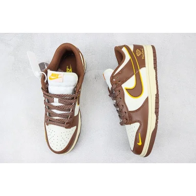 Nike Dunk Low "Diamond/Gold/Brown" фото № 6