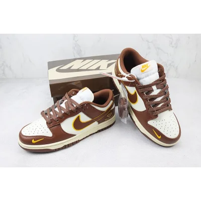 Nike Dunk Low "Diamond/Gold/Brown" фото № 7