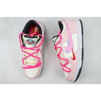 Nike Dunk Low Custom "Multiple Swooshes/Pink" фото № 7 Nike Dunk Low Custom "Multiple Swooshes/Pink" фото № 7