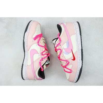 Nike Dunk Low Custom "Multiple Swooshes/Pink" фото № 6 Nike Dunk Low Custom "Multiple Swooshes/Pink" фото № 6