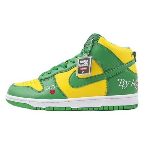 Supreme x Nike SB Dunk High "By Any Means/Brasil"