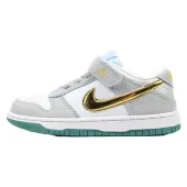 Sean Cliver х Nike Dunk SB Holiday Special "White/Metallic Gold/Green/Gray"