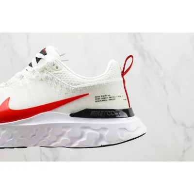Nike React Infinity Run Flyknit 3 "White/Light Crimson" фото № 4