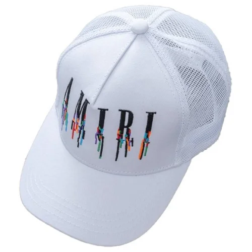 Кепка Amiri With Logo Brand "White"