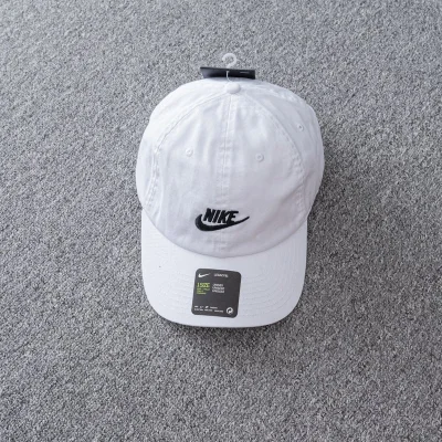 Кепка Nike With Text Logo "White" фото № 2