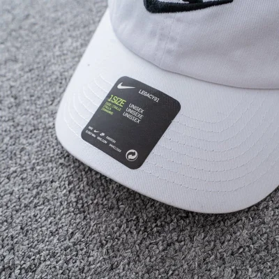 Кепка Nike With Text Logo "White" фото № 4