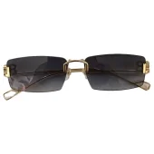 Солнцезащитные очки Balenciaga Thin Frame And Temples Decorated "Gray"