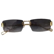 Солнцезащитные очки Balenciaga Thin Frame And Temples Decorated "Gray"