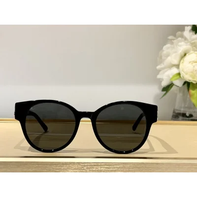 Солнцезащитные очки Balenciaga Temples Decorated By Gold Letters "Brown/Gold" фото № 6