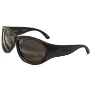 Солнцезащитные очки Balenciaga Temples With Wave "Black/Brown"