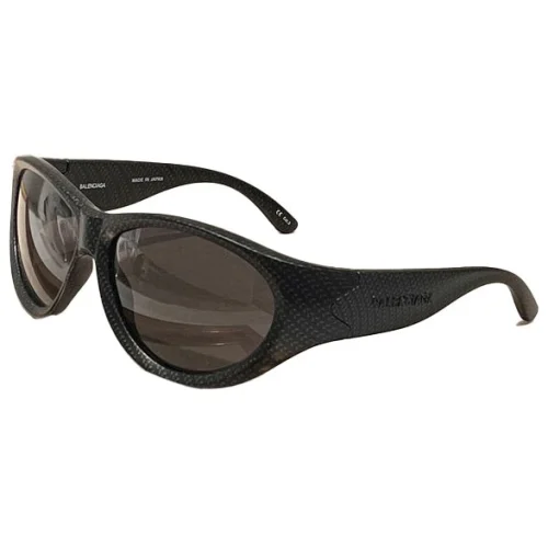 Солнцезащитные очки Balenciaga Temples With Wave "Black/Brown"