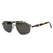 Солнцезащитные очки Balenciaga Aviator Form And Logo Inscription On Temples "Brown/Yellow"