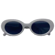 Солнцезащитные очки Maison Margiela Round Shaped And Temples Decorated By Stripes "Gray"