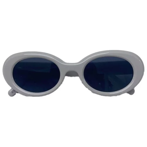 Солнцезащитные очки Maison Margiela Round Shaped And Temples Decorated By Stripes "Gray"