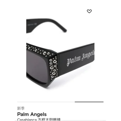 Солнцезащитные очки Palm Angels Wide Decorated Frame "Black/Silver" фото № 2 Солнцезащитные очки Palm Angels Wide Decorated Frame "Black/Silver" фото № 2