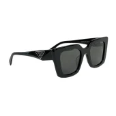 Солнцезащитные очки Prada Frame Decorated By Logo Two Side "Black"