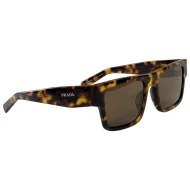 Солнцезащитные очки Prada Inscription On Temples And Rectangle Shaped "Brown"