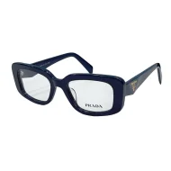 Оправа для очков Prada Square Temples With Logo And Small Inscription "Blue"