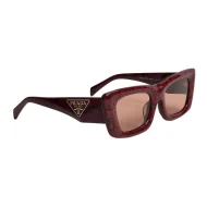 Солнцезащитные очки Prada Wide Temples With Big Logo "Red"